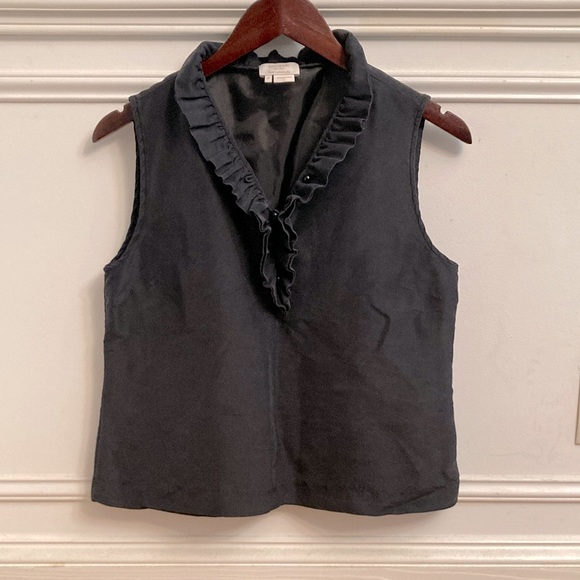 Kate Spade ♠️ New York Navy Silk Blouse - Picture 1 of 6